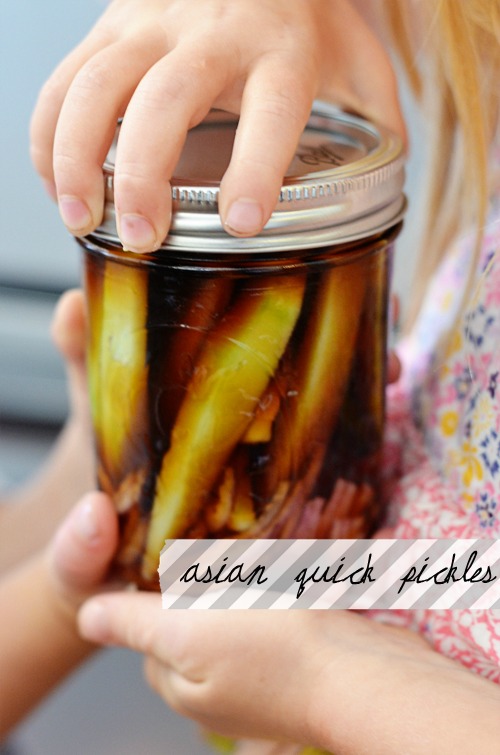 Quick Asian Pickles