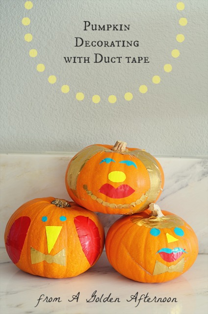 Duct Tape Decorated Pumpkins  Club Chica Circle - where crafty is  contagious