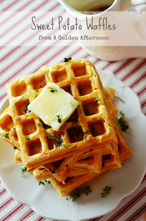 sweet potato waffles