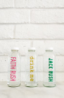 Make: Upcycled & Personalized Glass Water Bottle